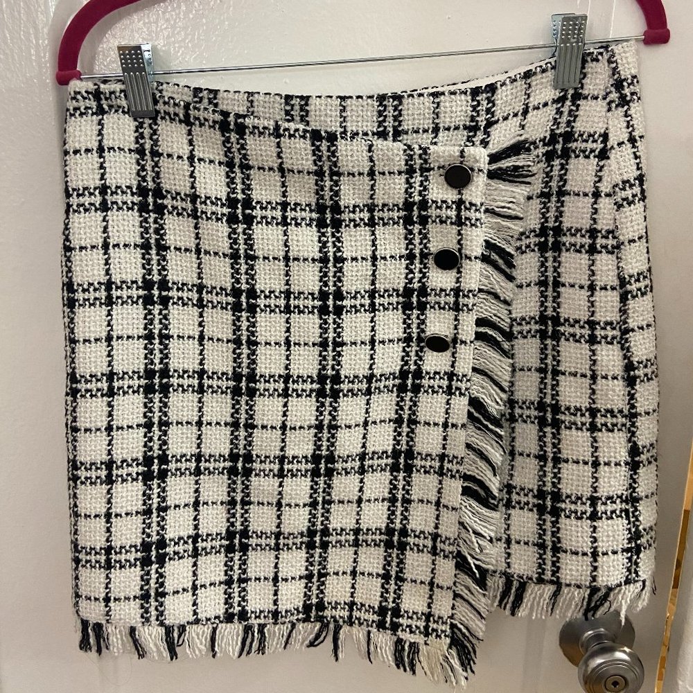 Rachel Zoe Tweed Mini Skirt 6